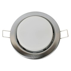 Светильник точечный GX-53-04 220В встраив. метал. матов. хром. Ultraflash 14058