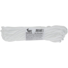 Шнур вязаный полипропиленовый без сердечника 4ммх20м р/н-49кгс КУРС 68344