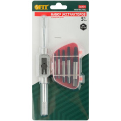 Набор экстракторов 5шт сметчикодержателем FIT 36434