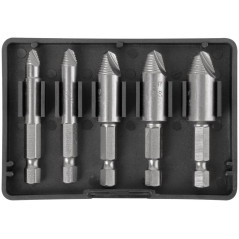 Экстракторы для болтов и шпилек усиленные HSS сталь профи 5шт FIT 36437