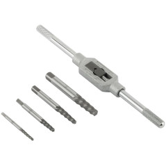 Набор экстракторов профи быстрорежущая HSS сталь 4шт сметчикодержателем FIT 36449