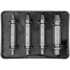 Набор экстракторов двусторонних профи сталь S2 4шт FIT 36452