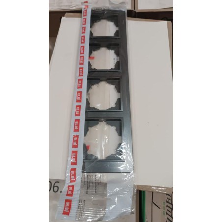 Рамка 4-м Zena дым. ABB 500-011100-228