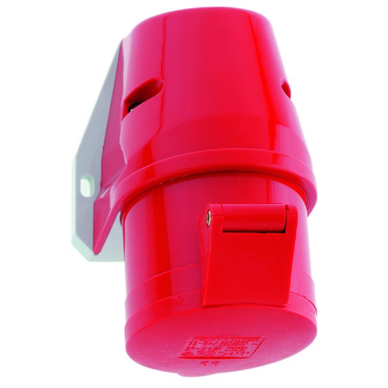 Розетка настенная 16А 4п 3P+PE 6ч 400В IP44 90х87 Quick-Connect Bals 11905 Розетка настенная 16А 4п 3P+PE 6ч 400В IP44 90х87 Quick-Connect Bals 11905