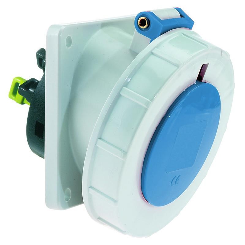 Розетка встраиваемая 16А 3п 2P+PE 6ч 230В IP67 наклонная 68х62 Quick Connect Bals 12809 Розетка встраиваемая 16А 3п 2P+PE 6ч 230В IP67 наклонная 68х62 Quick Connect Bals 12809