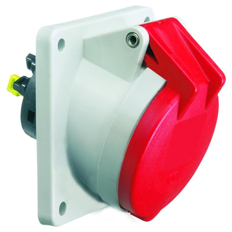 Розетка встраиваемая 16А 5п 3P+N+PE 6ч 400В IP54 85х85 Quick-Connect Bals 12998 Розетка встраиваемая 16А 5п 3P+N+PE 6ч 400В IP54 85х85 Quick-Connect Bals 12998