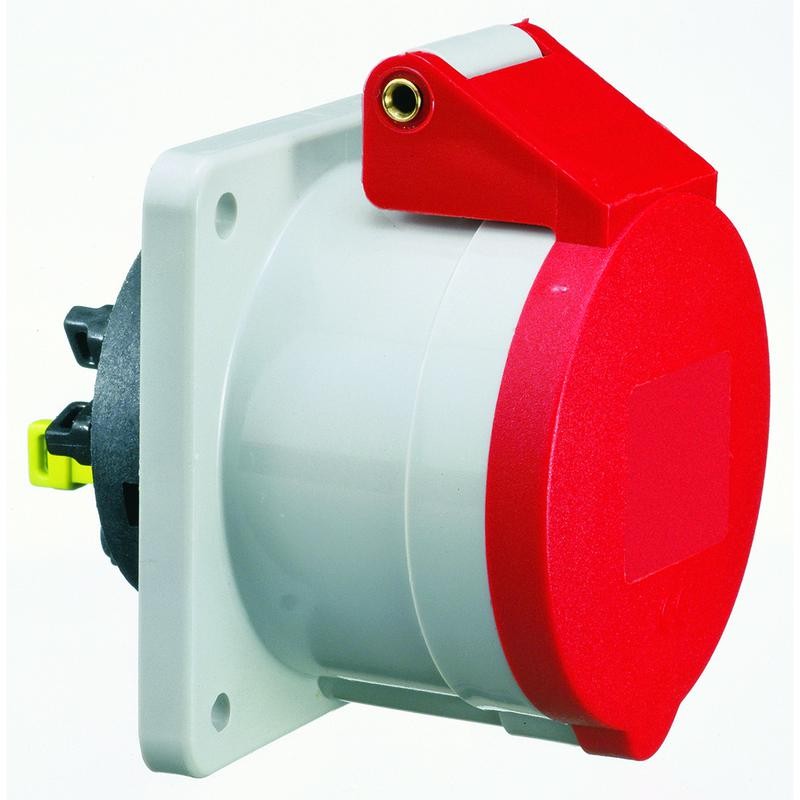 Розетка встраиваемая 32А 4п 3P+PE 6ч 400В IP44 75х75 Quick Connect Bals 13710 Розетка встраиваемая 32А 4п 3P+PE 6ч 400В IP44 75х75 Quick Connect Bals 13710