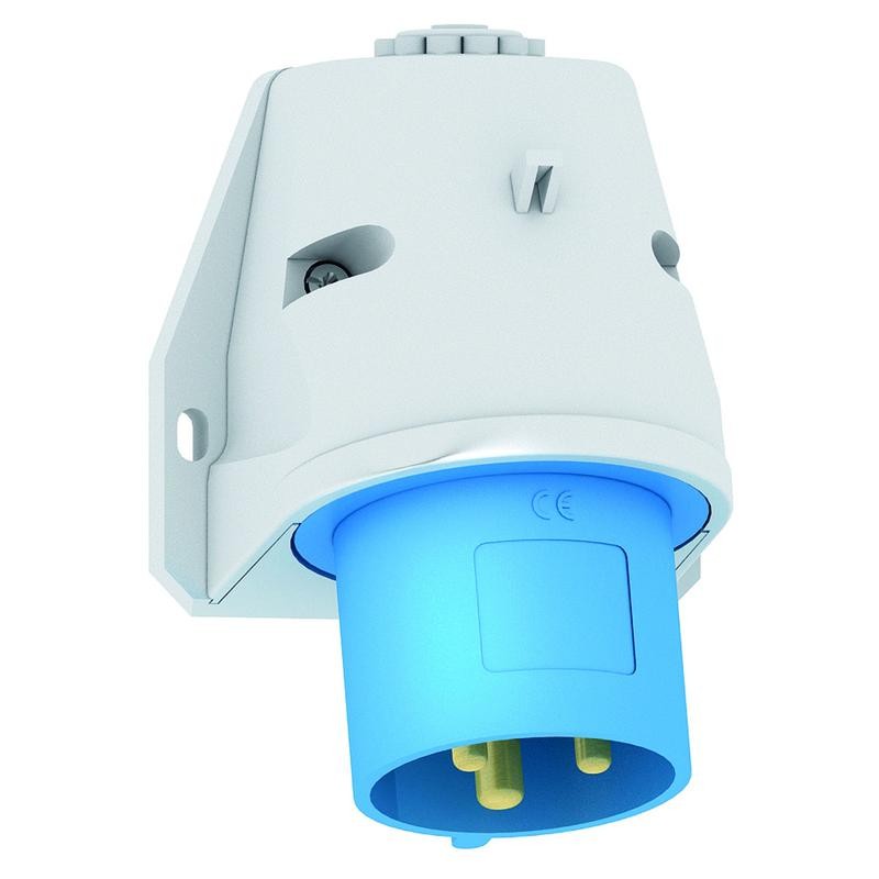 Вилка настенная 32А 3п 6ч 230В IP44 92х94 Quick Connect Bals 24402 Вилка настенная 32А 3п 6ч 230В IP44 92х94 Quick Connect Bals 24402