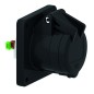 Розетка панельная 16А 3п 2P+PE 230-380В IP44 Quick Connect черн. Bals 130269