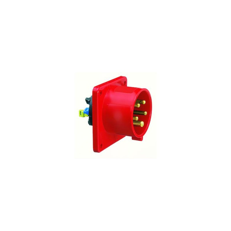 Вилка встраиваемая 32А 5п 3P+N+PE 6ч 400В IP44 75х75 Quick Connect Bals 282002 Вилка встраиваемая 32А 5п 3P+N+PE 6ч 400В IP44 75х75 Quick Connect Bals 282002