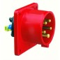Вилка встраиваемая 32А 5п 3P+N+PE 6ч 400В IP44 75х75 Quick Connect Bals 282002 Вилка встраиваемая 32А 5п 3P+N+PE 6ч 400В IP44 75х75 Quick Connect Bals 282002