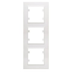 Рамка 3-м Karea вертик. бел. Makel 56001708