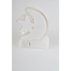Светильник светодиодный NL-248 220В ночник с выкл. бел. Camelion 14355