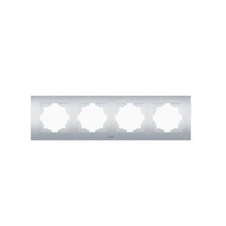 Рамка 4-м Cosmo алюм. ABB 612-011000-228