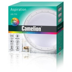 Светильник светодиодный LBS-7733 60Вт 3000-6000К RGB 4500лм настенно-потолочный управляем. пульт бел. Camelion 14527