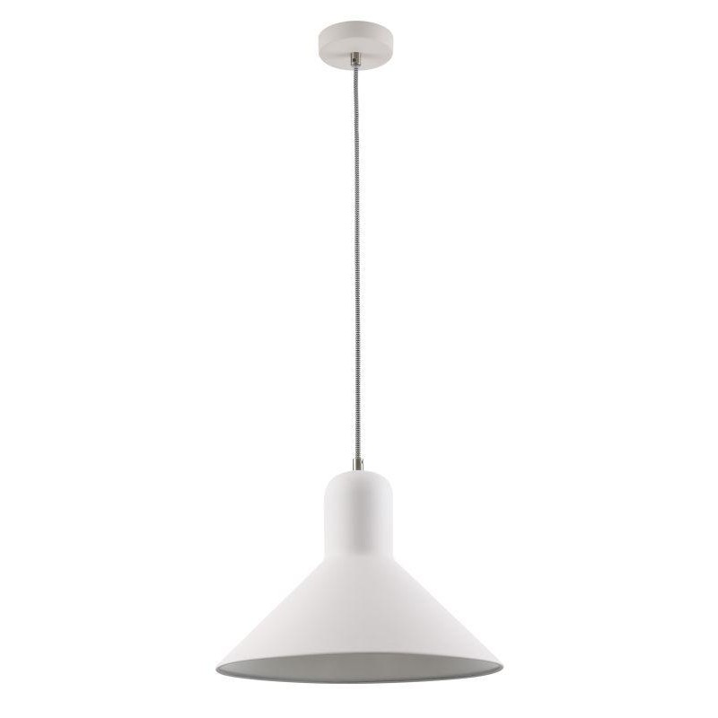 Светильник подвесной PL-602L C01 Rome 1х E27 40Вт 230 бел. Camelion 14556