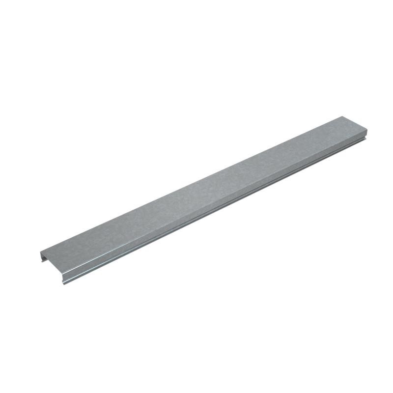 Крышка для лотка осн.50 L2500 сталь 1.2мм "ПЛЮС" KLplus50-1.2-2500 оцинк. КМ PL4960