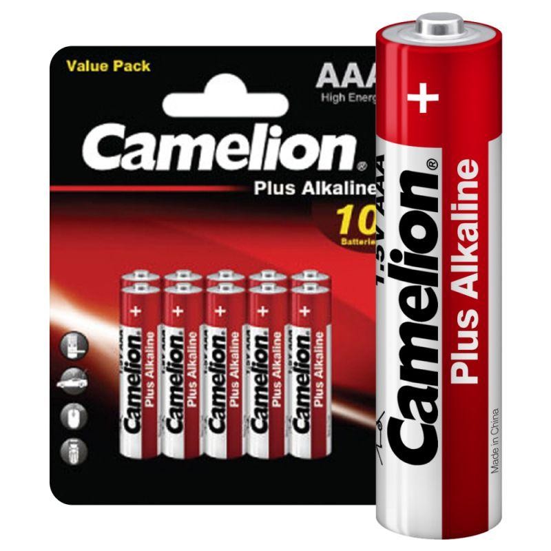 Элемент питания алкалиновый AA/LR6 1.5В Plus Alkaline BL10 (уп.10шт) Camelion 14854 Элемент питания алкалиновый AA/LR6 1.5В Plus Alkaline BL10 (уп.10шт) Camelion 14854