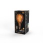 Лампа светодиодная филаментная Black Filament 8Вт A160 грушевидная золотая 2400К тепл. бел. E27 620лм GAUSS 150802008