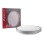 Светильник светодиодный настенно-потолочный LBS-8732 32Вт Flat silver Ultraflash 15160