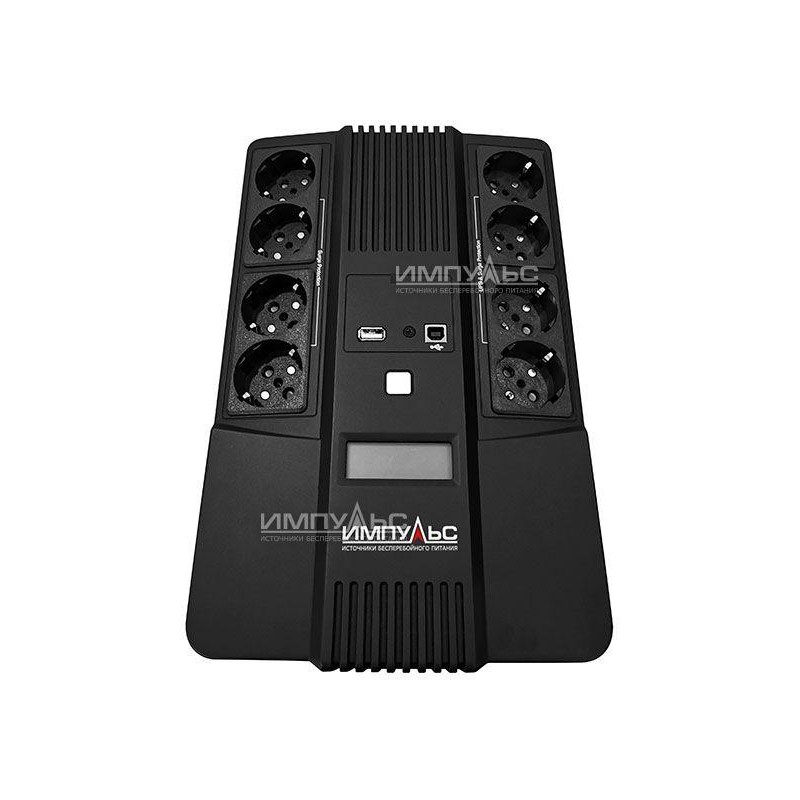 Источник бесперебойного питания МАСТЕР 1000 1000ВА/600Вт LED USB RJ11/RJ45 SCHUKOx8 MT10201 Импульс Источник бесперебойного питания МАСТЕР 1000 1000ВА/600Вт LED USB RJ11/RJ45 SCHUKOx8 MT10201 Импульс