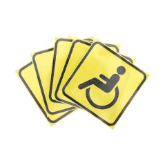 Наклейка автомобильная "Инвалид" 150х150мм Rexant 56-0072