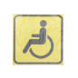 Наклейка автомобильная "Инвалид" 150х150мм Rexant 56-0072