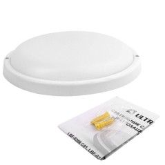Светильник светодиодный влагозащищенный LBF-0312 C01 12ВТ IP65 220В 4000К круг Ultraflash 15338