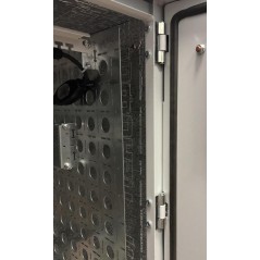 Шкаф коммутационный настенный ШТВ-Н-12.6.5-4ААА 12U 600х500мм передн. двер. метал.перф. несъемн. боков. ЦМО 1327371