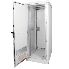 Шкаф коммутационный напольный ШТВ-1-24.7.9-43АА 24U 745х930мм передн. двер. вентил. задн. двер. стальн. лист ЦМО 1445368