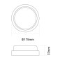Светильник светодиодный влагозащищенный LBF-0803 C01 18Вт IP65 220В 6500К круг Ultraflash 15343 Светильник светодиодный влагозащищенный LBF-0803 C01 18Вт IP65 220В 6500К круг Ultraflash 15343