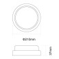 Светильник светодиодный влагозащищенный LBF-0805 C01 24Вт IP65 220В 6500К круг Ultraflash 15344
