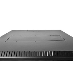 Шкаф коммутационный ШРН-Э-12.500-9005 12U 600х520мм передн. двер. стеклян. несъемн. 50кг черн. ЦМО 1213960