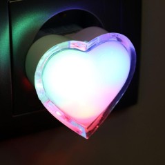 Светильник светодиодный ночник LED "Сердце" RGB NL-260 Camelion 15378