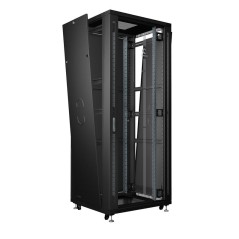 Шкаф монтажный телекоммуникационный напольный SH-05C-47U80/100-BK 19дюйм 47U 800х1000х2277мм (ШхГхВ) для распред. и серверного о