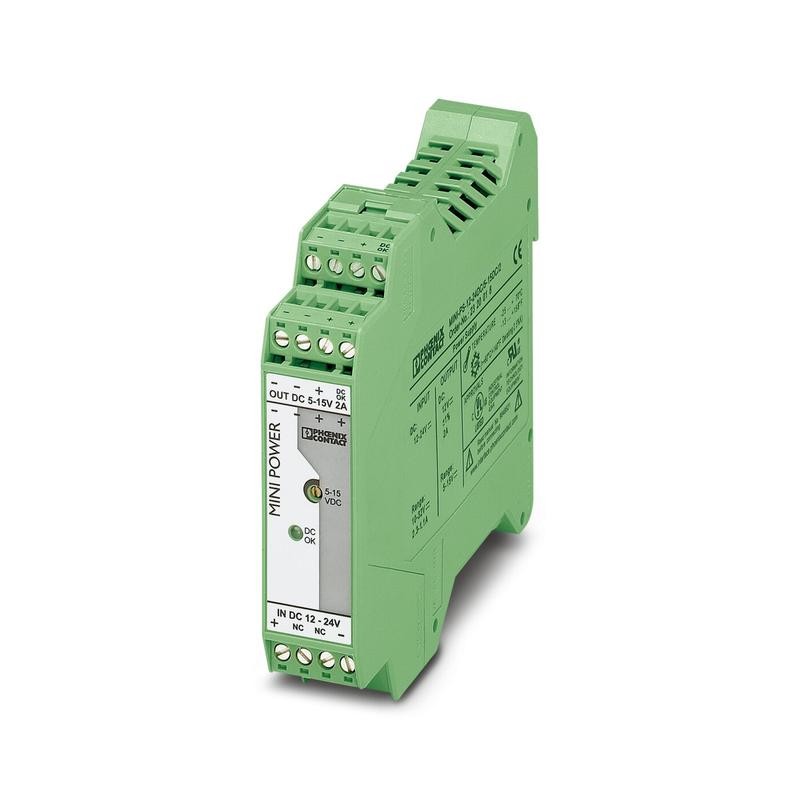Преобразователь DC/DC MINI-PS- 12- 24DC/ 5-15DC/2 Phoenix Contact 2320018 Преобразователь DC/DC MINI-PS- 12- 24DC/ 5-15DC/2 Phoenix Contact 2320018