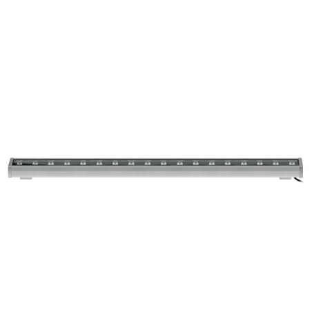 Прожектор светодиодный ULF-L52-36W/RGB/L100 220V IP65 SILVER линейный 1000мм RGB алюм. Uniel UL-00008367