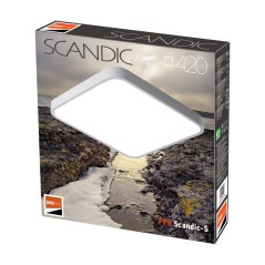 Светильник светодиодный декоративный PPB Scandic-S 54Вт 4000К IP20 настенно-потолочный бытовой GR JazzWay 5037274