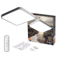 Светильник светодиодный декоративный PPB Scandic-S DIM 72Вт 3000-6500К IP20 настенно-потолочный бытовой диммир. GR JazzWay 50372