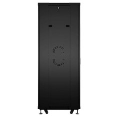 Шкаф монтажный телекоммуникационный напольный SH-05C-22U60/60-BK 19дюйм 22U 600х600х1166мм (ШхГхВ) для распред. и серверного обо