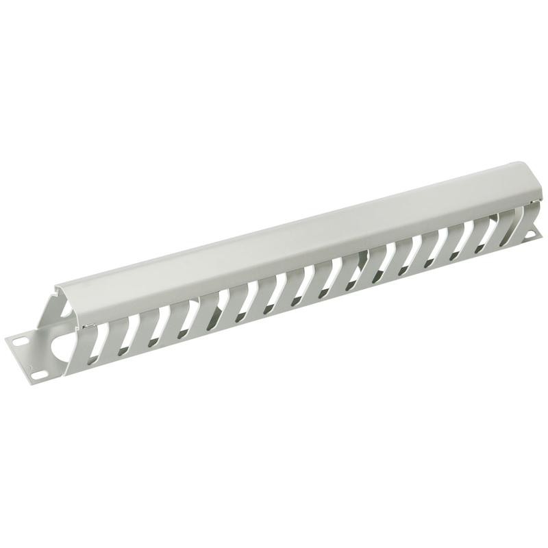 Органайзер кабельный JB07-1U-GY 19дюйм 1U с крышкой метал. (RAL7035) сер. Cabeus 7114c Органайзер кабельный JB07-1U-GY 19дюйм 1U с крышкой метал. (RAL7035) сер. Cabeus 7114c