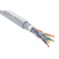 Кабель витая пара SF/UTP кат.5E 4х2х24AWG (0.52мм) solid CU PVC сер. (NM40001) (уп.305м) NEOMAX 182758