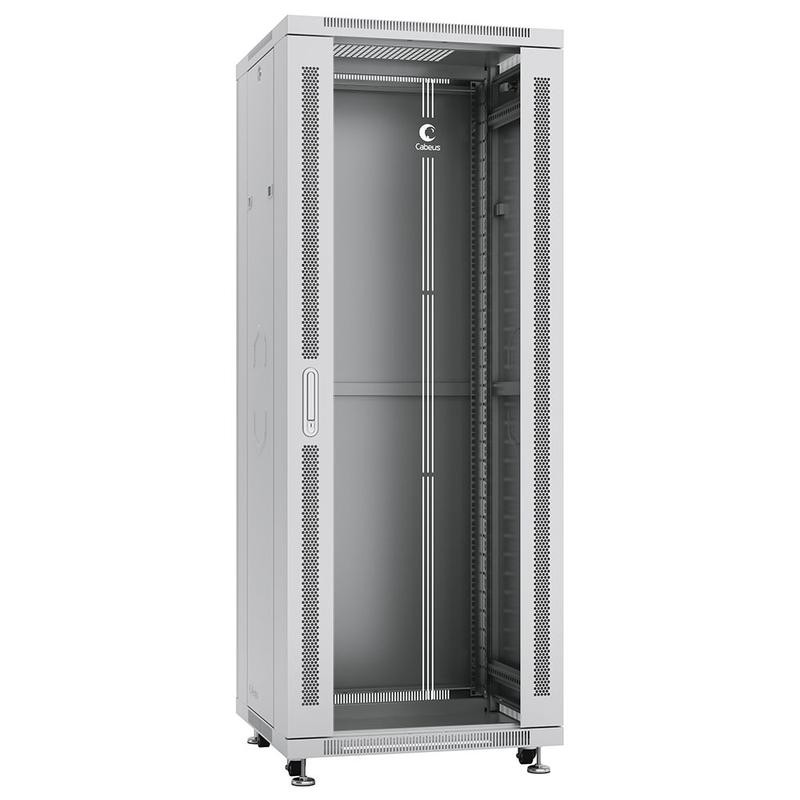 Шкаф монтажный телекоммуникационный напольный SH-05C-32U60/100 19дюйм 32U 600х1000х1610мм для распределит. и серверн. оборудован Шкаф монтажный телекоммуникационный напольный SH-05C-32U60/100 19дюйм 32U 600х1000х1610мм для распределит. и серверн. оборудован