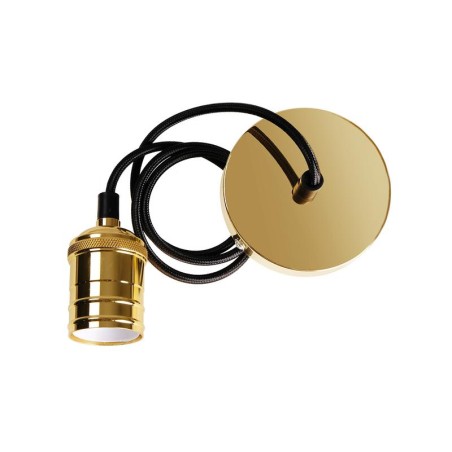 Патрон с проводом RETRO PLC 02 E27 230V/1M GOLDEN Pro JazzWay 5039018