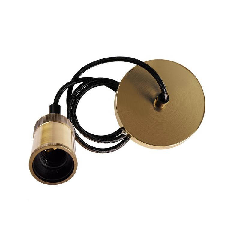 Патрон с проводом RETRO PLC 03 E27 230V/1M ANTIQUE BRONZE Pro JazzWay 5039032 Патрон с проводом RETRO PLC 03 E27 230V/1M ANTIQUE BRONZE Pro JazzWay 5039032