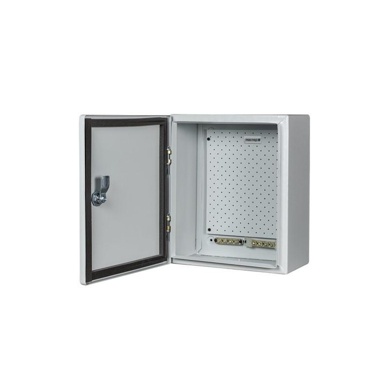 Шкаф с монтажной панелью 290х390х190мм IP54 МАСТЕР-2У Mastermann 00-00000034 Шкаф с монтажной панелью 290х390х190мм IP54 МАСТЕР-2У Mastermann 00-00000034