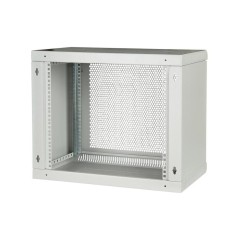 Шкаф телекоммуникационный настенный разборный 19дюйм 15U(600х450) ШТ-НСр-15U-600-450-П дверь перфорированная ССД 130411-00648