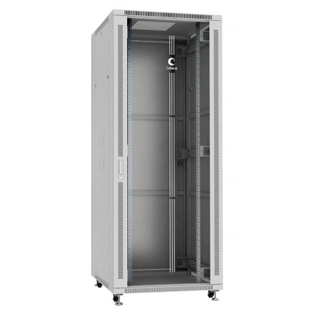 Шкаф монтажный телекоммуникационный напольный SH-05C-42U80/100 19дюйм 42U 800х1000х2055мм для распределит. и серверн. оборудован