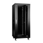 Шкаф монтажный телекоммуникационный напольный SH-05C-27U60/100-BK 19дюйм 27U 600х1000х1388мм для распределит. и серверн. оборудо Шкаф монтажный телекоммуникационный напольный SH-05C-27U60/100-BK 19дюйм 27U 600х1000х1388мм для распределит. и серверн. оборудо