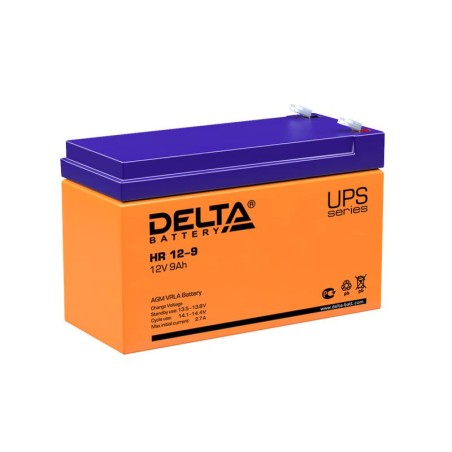 Аккумулятор UPS 12В 9А.ч Delta HR 12-9
